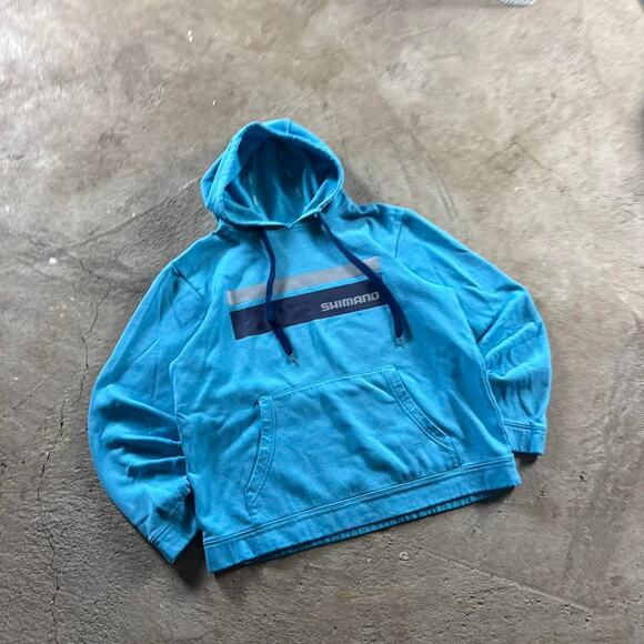 Blue Shimano Hoodie - Picture 4 of 8